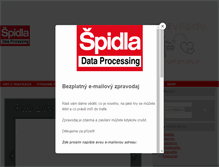 Tablet Screenshot of emilka.spidla.cz